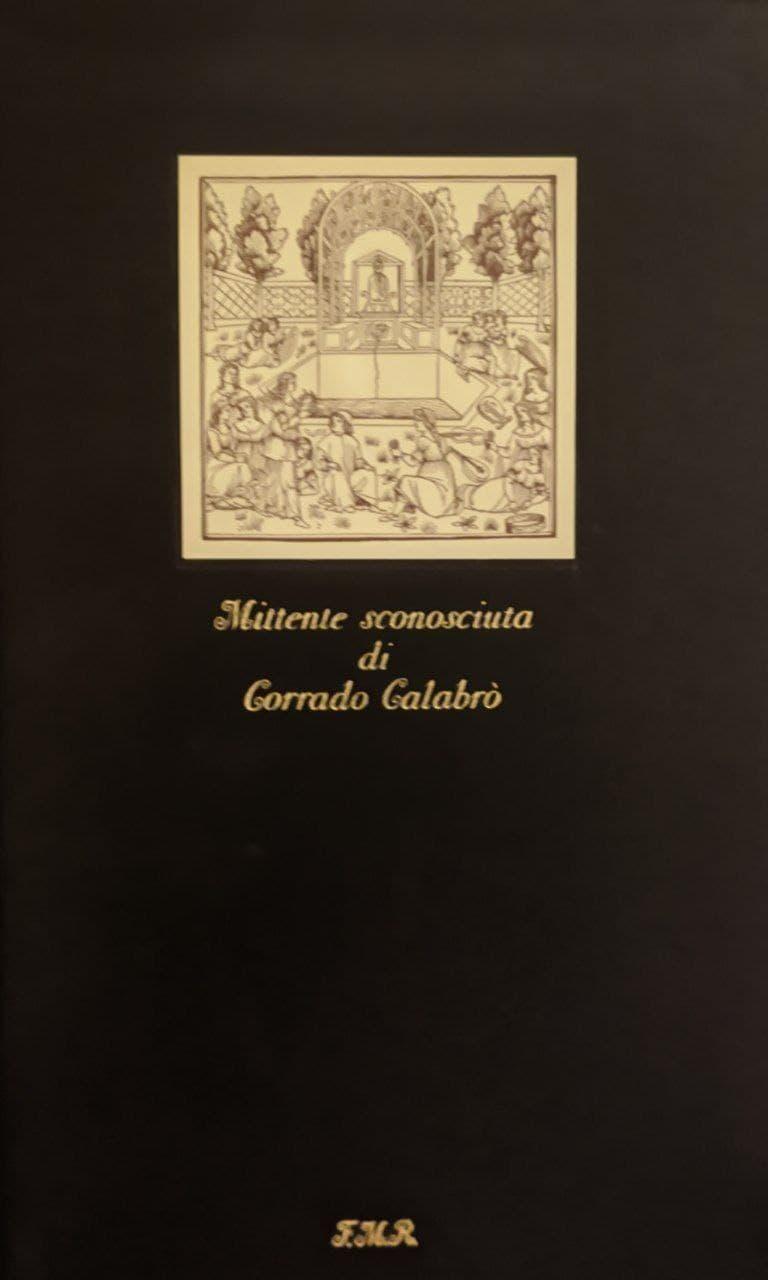 Mittente sconosciuta - copertina