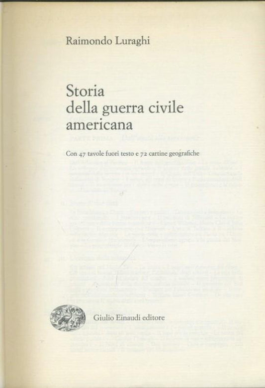 Storia della guerra civile americana - copertina