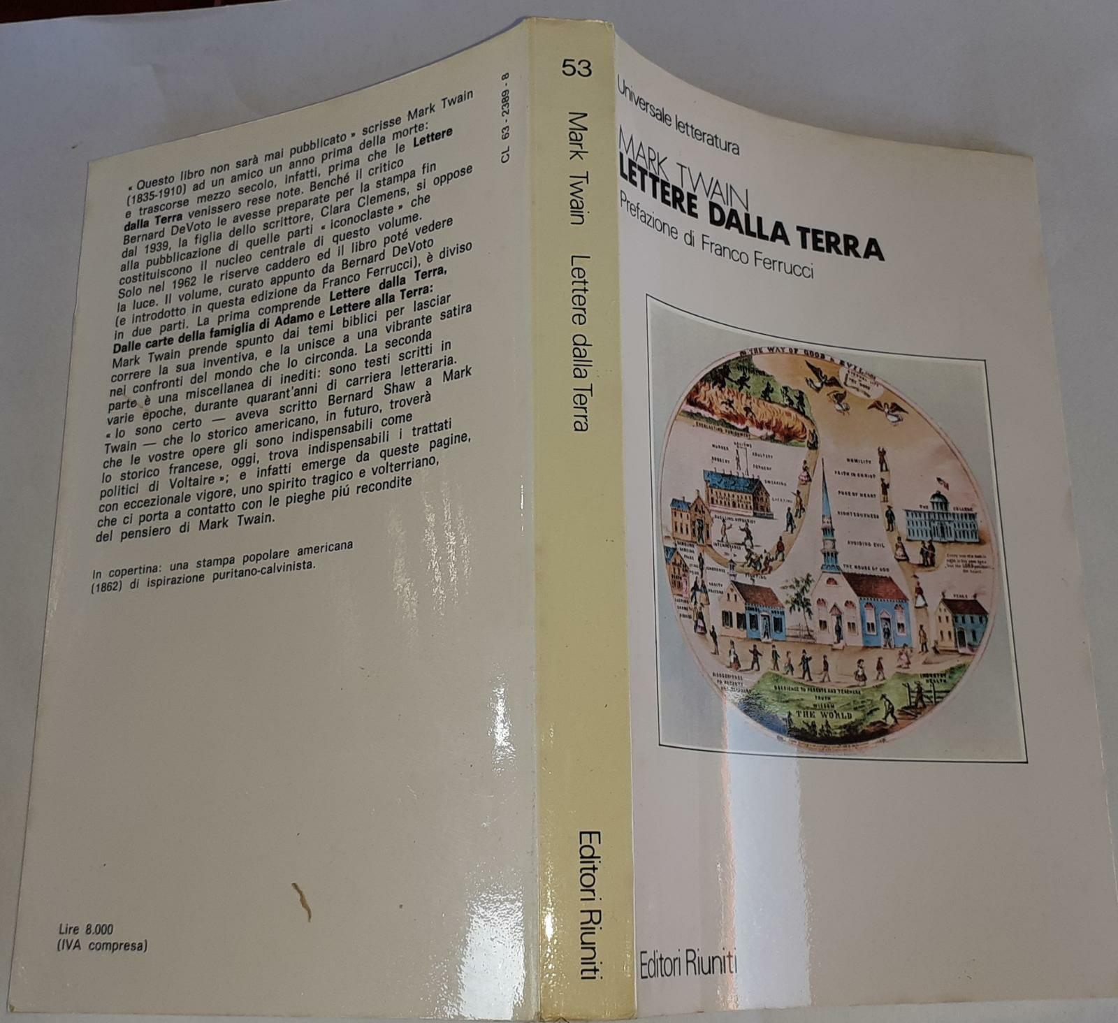 Lettere dalla terra - copertina