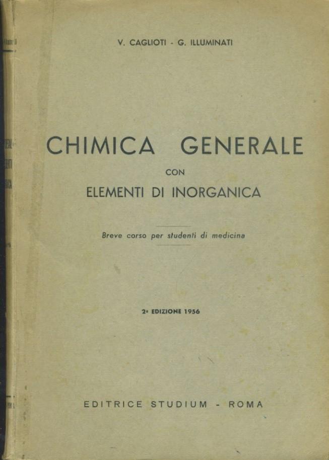 Chimica generale con elementi di inorganica - copertina