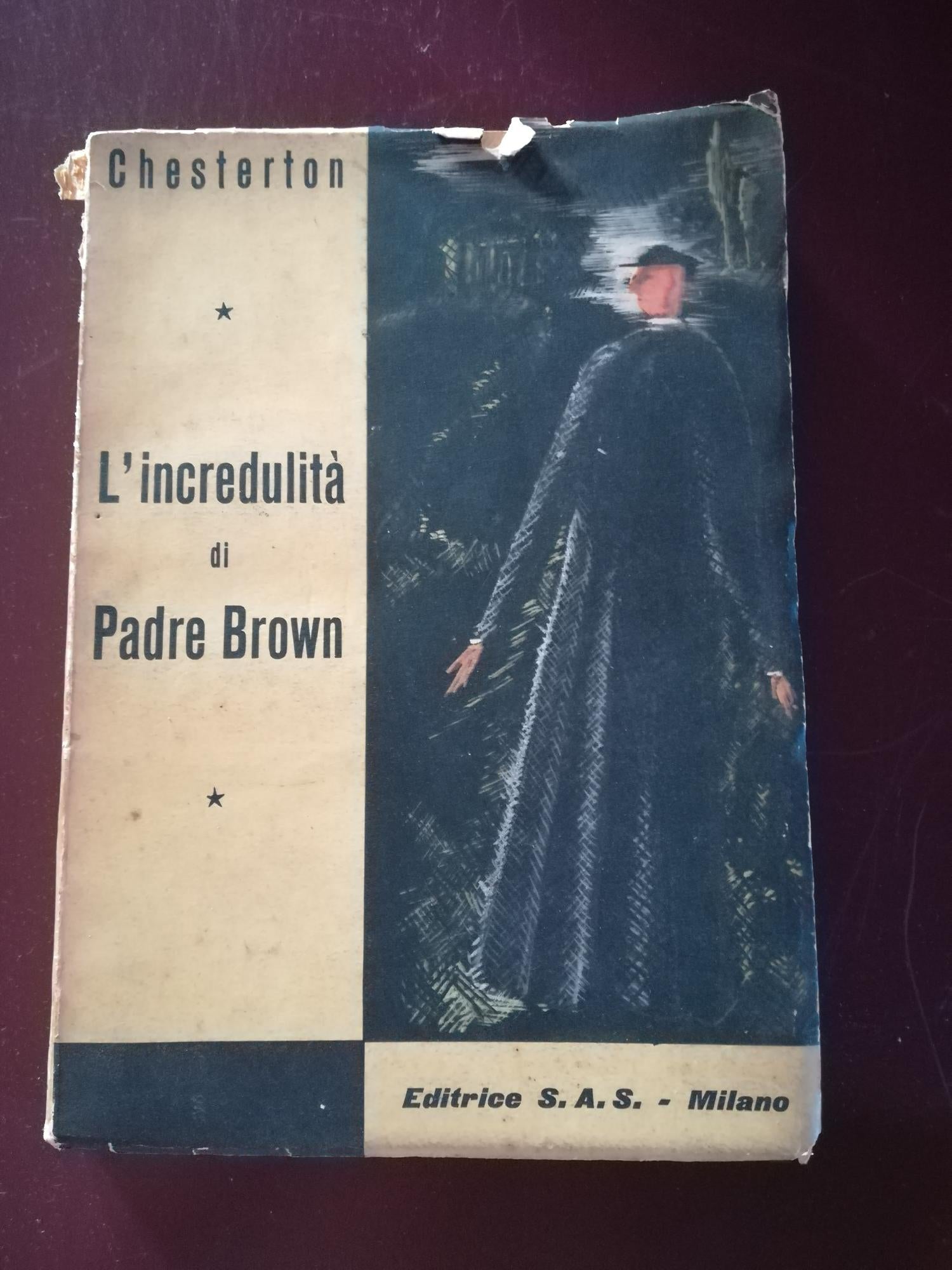 L'incredulità di Padre Brown - copertina