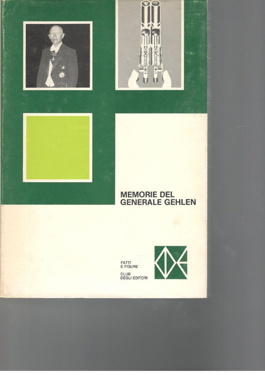 Le memorie del generale Gehlen - copertina