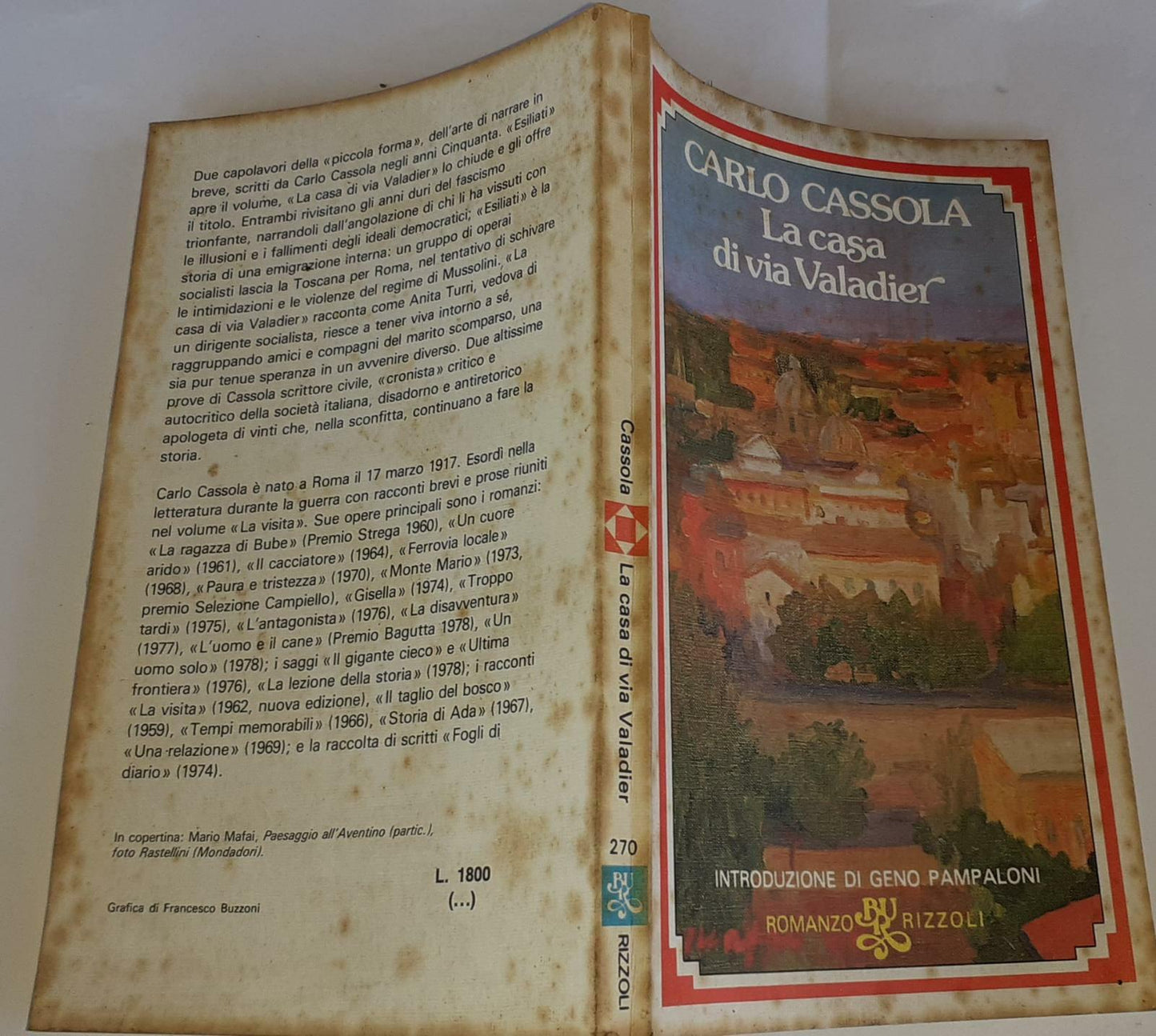 La casa di via Valadier - copertina