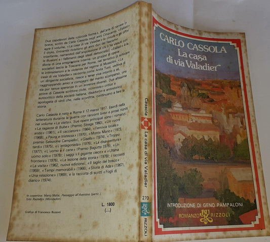 La casa di via Valadier - copertina