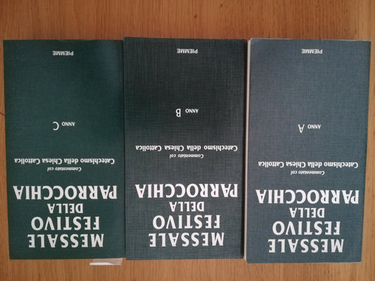 Messale festivo della parrocchia anno A B e C - copertina