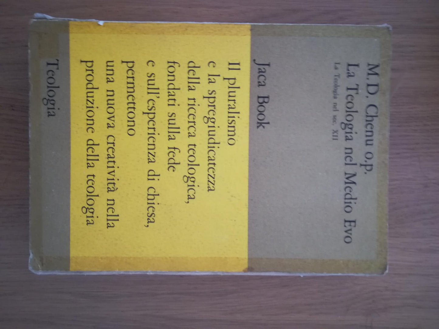 La Teologia nel Medio Evo - copertina