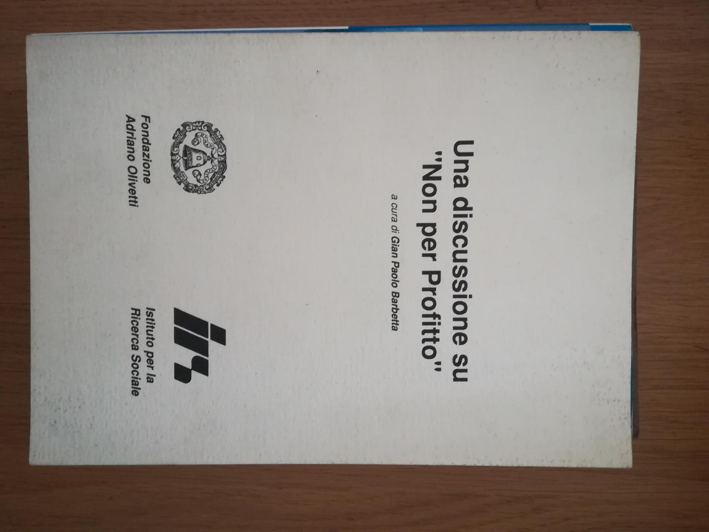 Una discussione su "Non per Profitto" - copertina