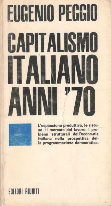 Capitalismo italiano anni '70 - copertina
