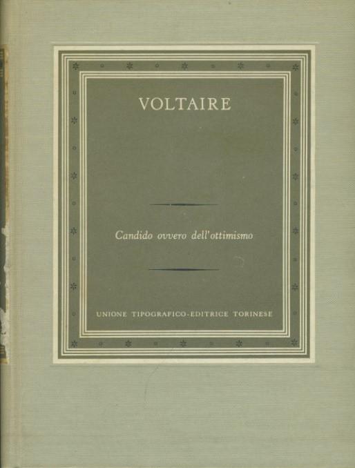 Candido ovvero dell'ottimismo - copertina