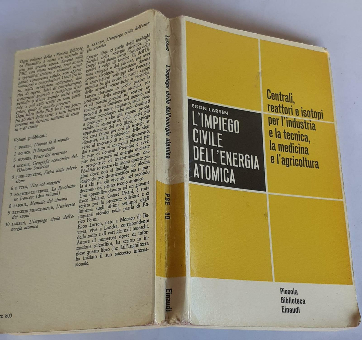 L'impiego civile dell'energia atomica - copertina