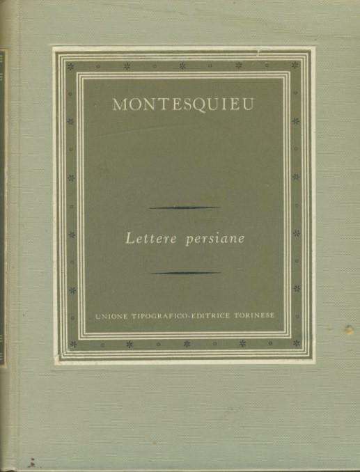Lettere persiane - copertina