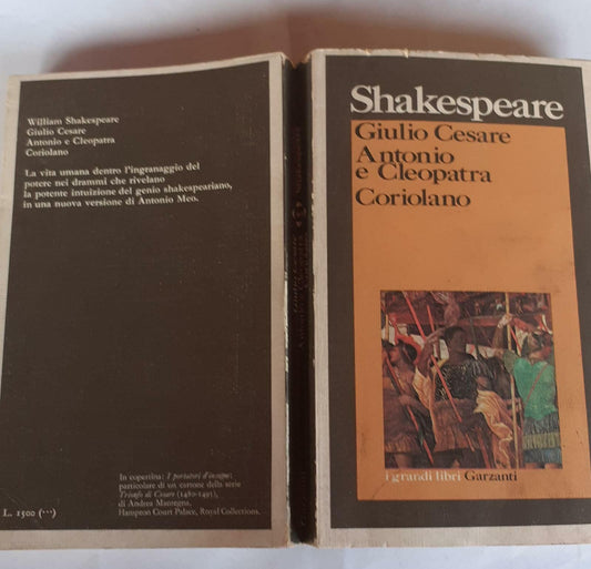 Giulio Cesare, Antonio e Cleopatra Coriolano - copertina