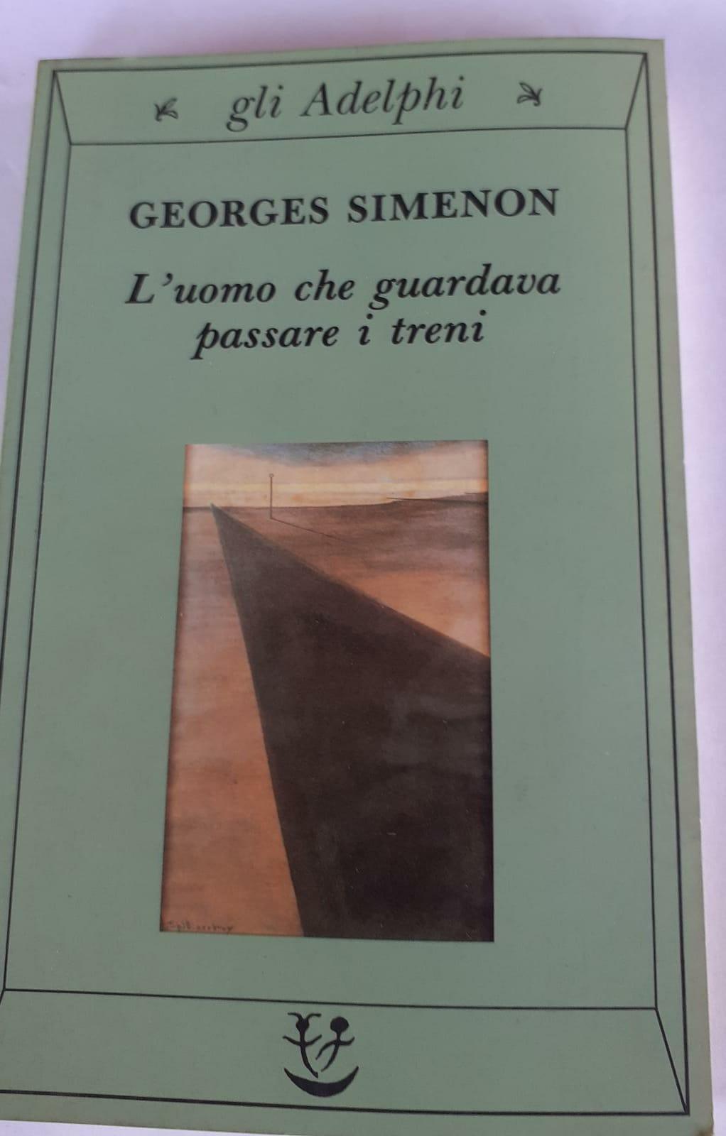 L\'uomo che guardava passare i treni - copertina