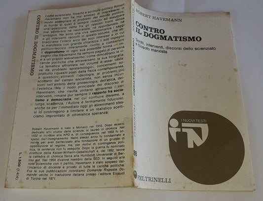 Contro il dogmatismo - copertina