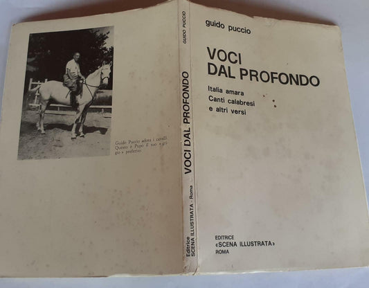Voci dal profondo. Italia amara Canti calabresi e altri versi - copertina