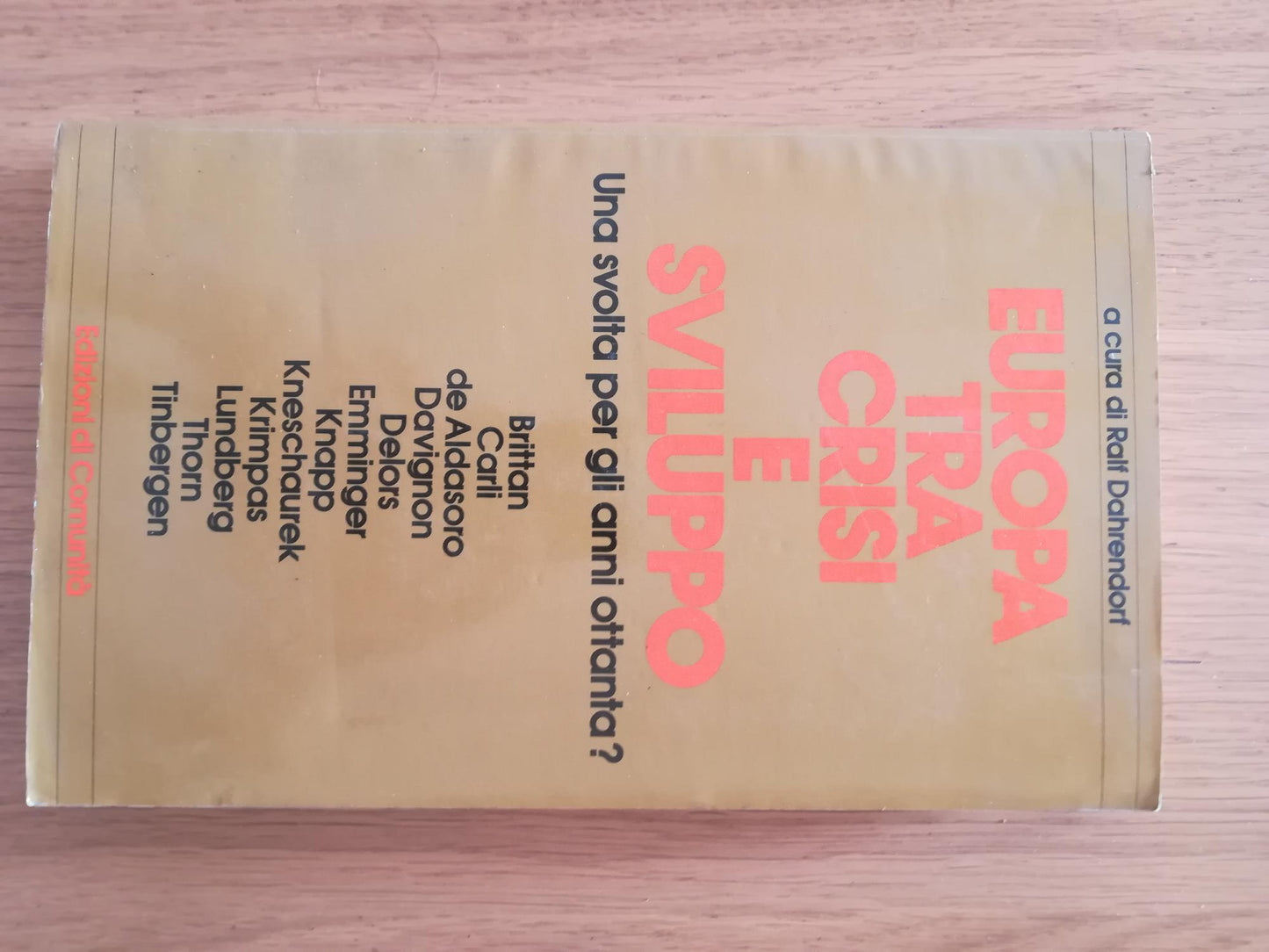 Europa tra crisi e sviluppo - copertina