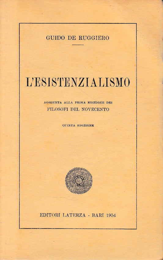 L'esistenzialismo - copertina