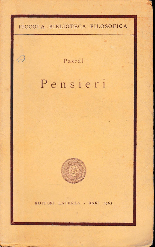 Pensieri - copertina