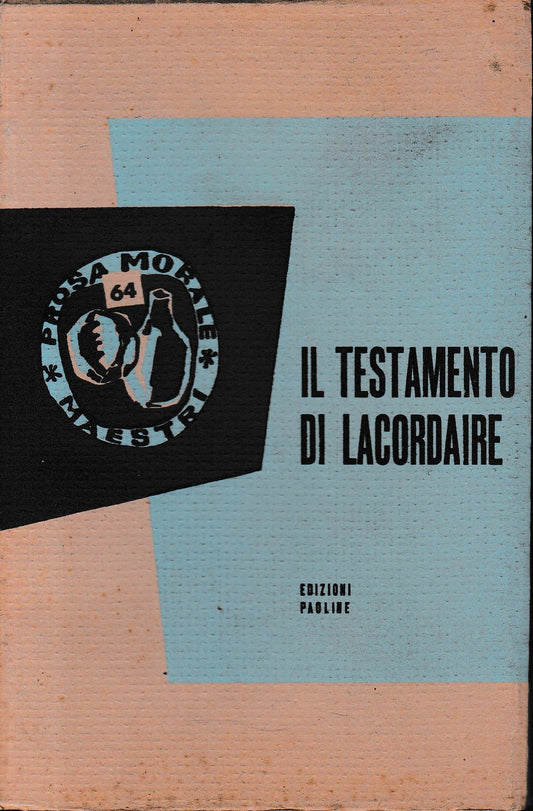 Il testamento di Lacordaire - copertina