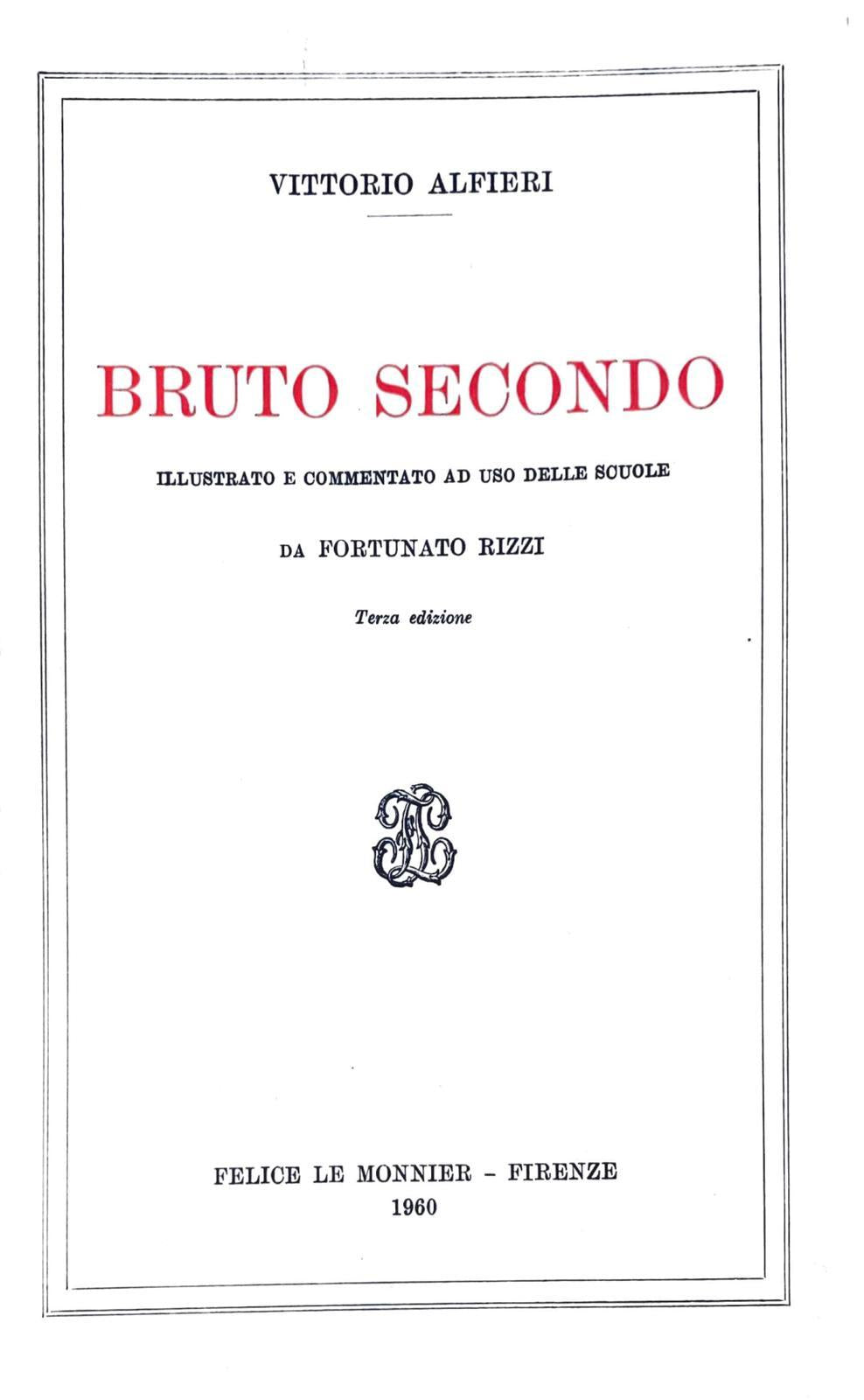 Bruto secondo - copertina