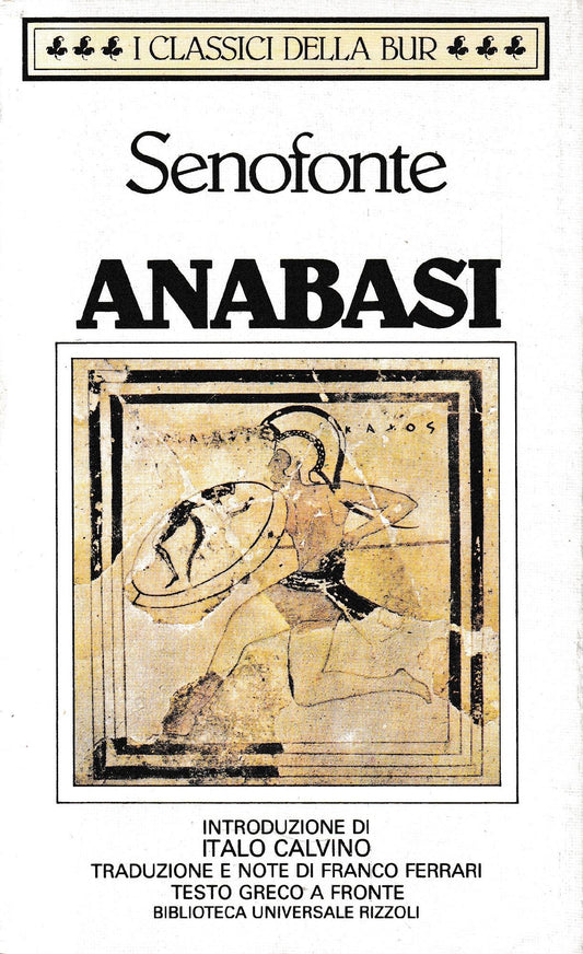 Anabasi. Testo greco a fronte - copertina