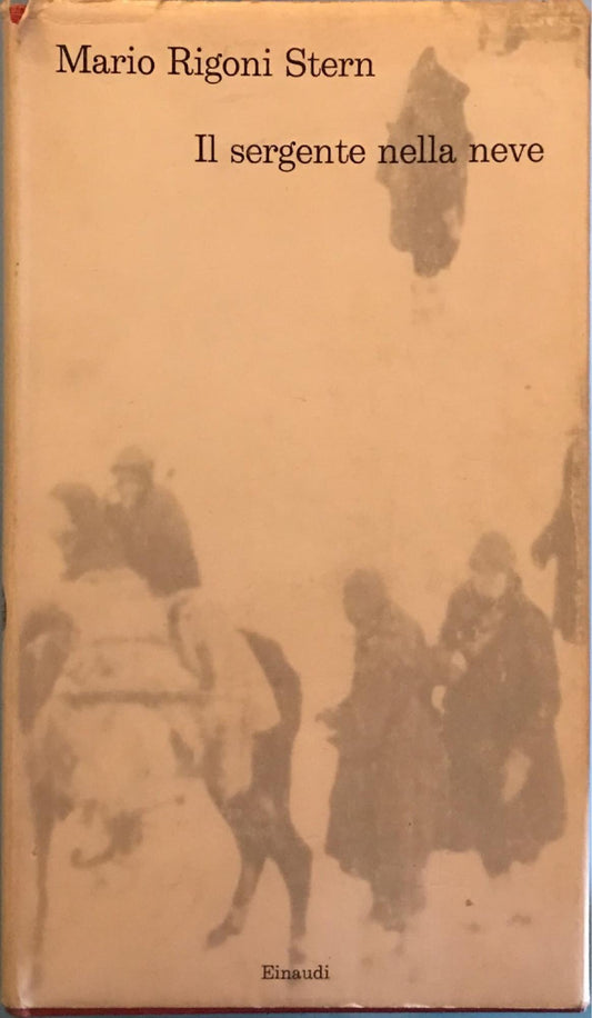 Il sergente nella neve - copertina