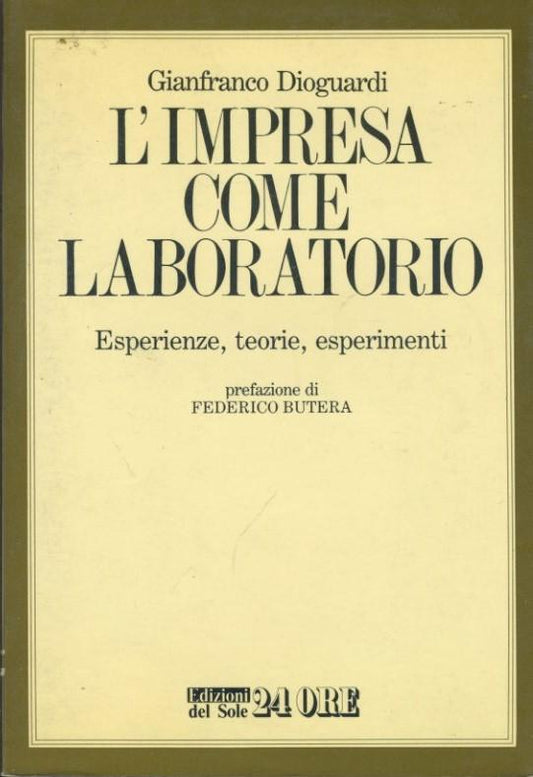 L'impresa come laboratorio - copertina