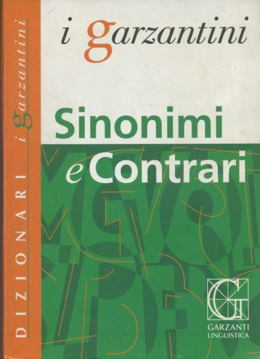 Sinonimi e Contrari. I garzantini - copertina