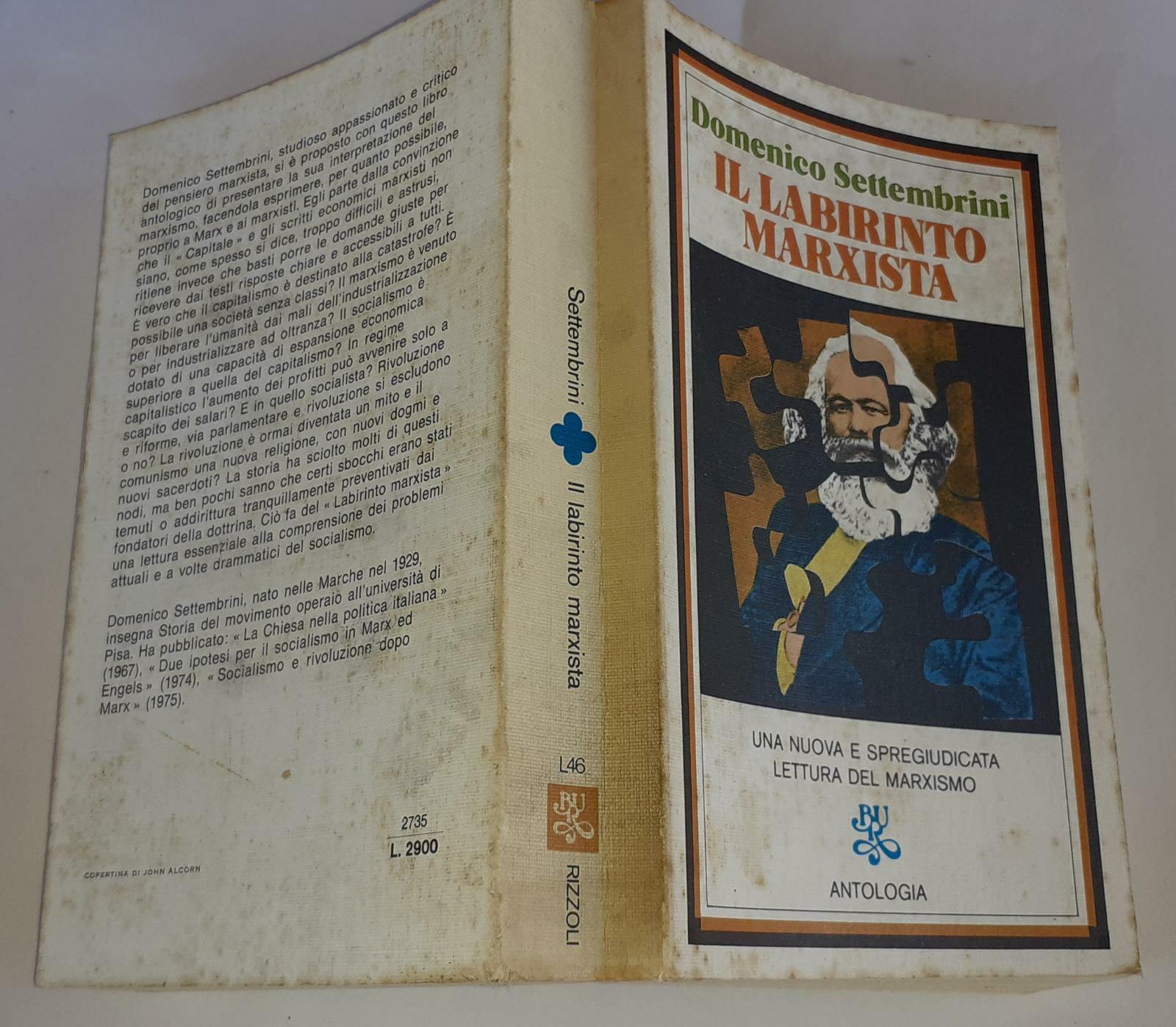 Il labirinto Marxista - copertina