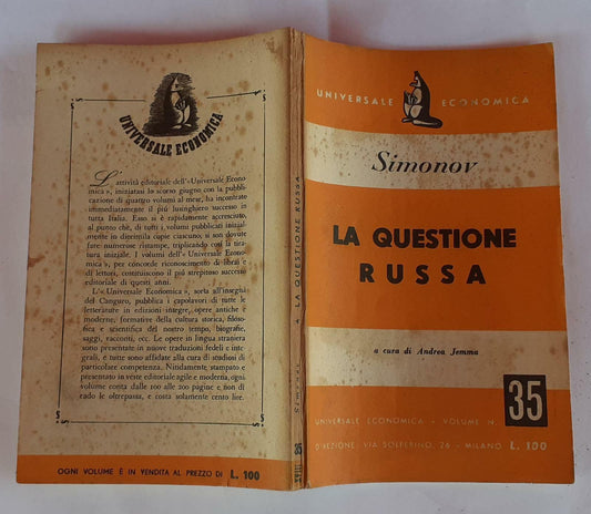 La questione russa - copertina