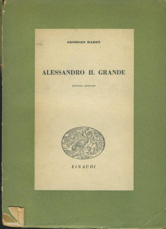 Alessandro il grande - copertina