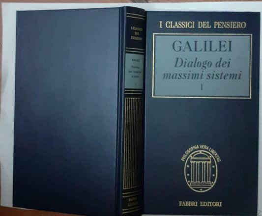 Dialogo sopra i due massimi sistemi del mondo. Volume 1 - copertina