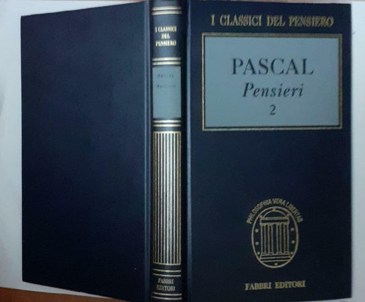 Pensieri. Volume secondo - copertina
