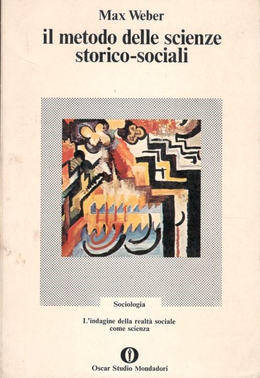 Il metodo delle scienze storico-sociali - copertina