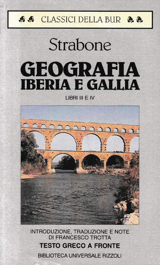 Geografia. Iberia e Gallia. Libri 3º e 4º. Testo greco a fronte - copertina