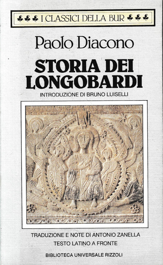 Storia dei longobardi. Testo latino a fronte - copertina