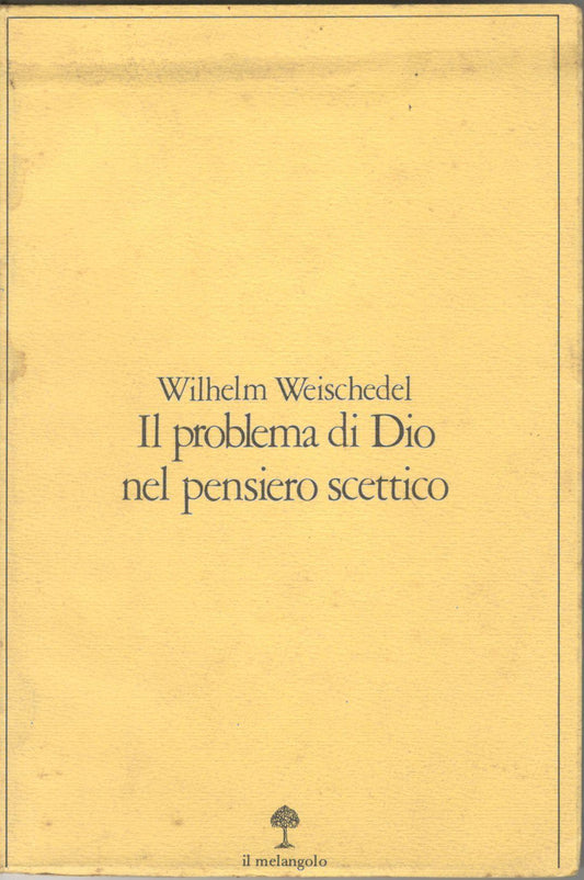 Il problema di Dio nel pensiero scettico - copertina