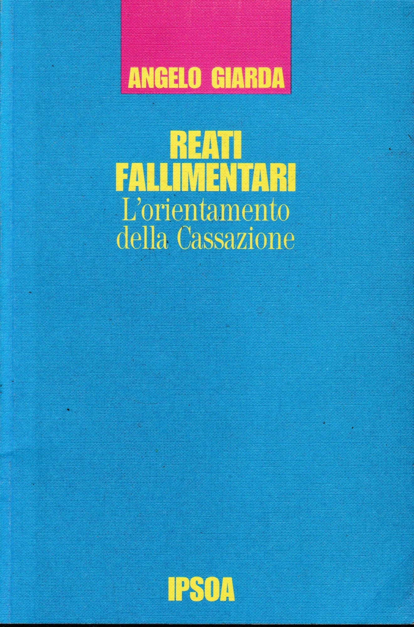 Reati fallimentari - copertina