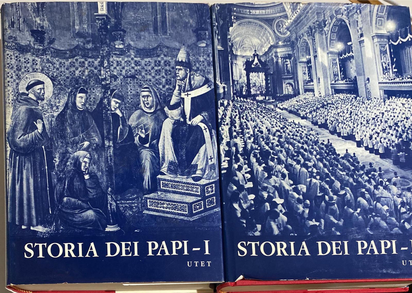 Storia dei papi volume 1 e 2 - copertina