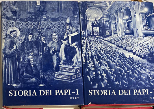 Storia dei papi volume 1 e 2 - copertina