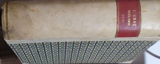 L'urbe, rivista romana. Anno VI - copertina