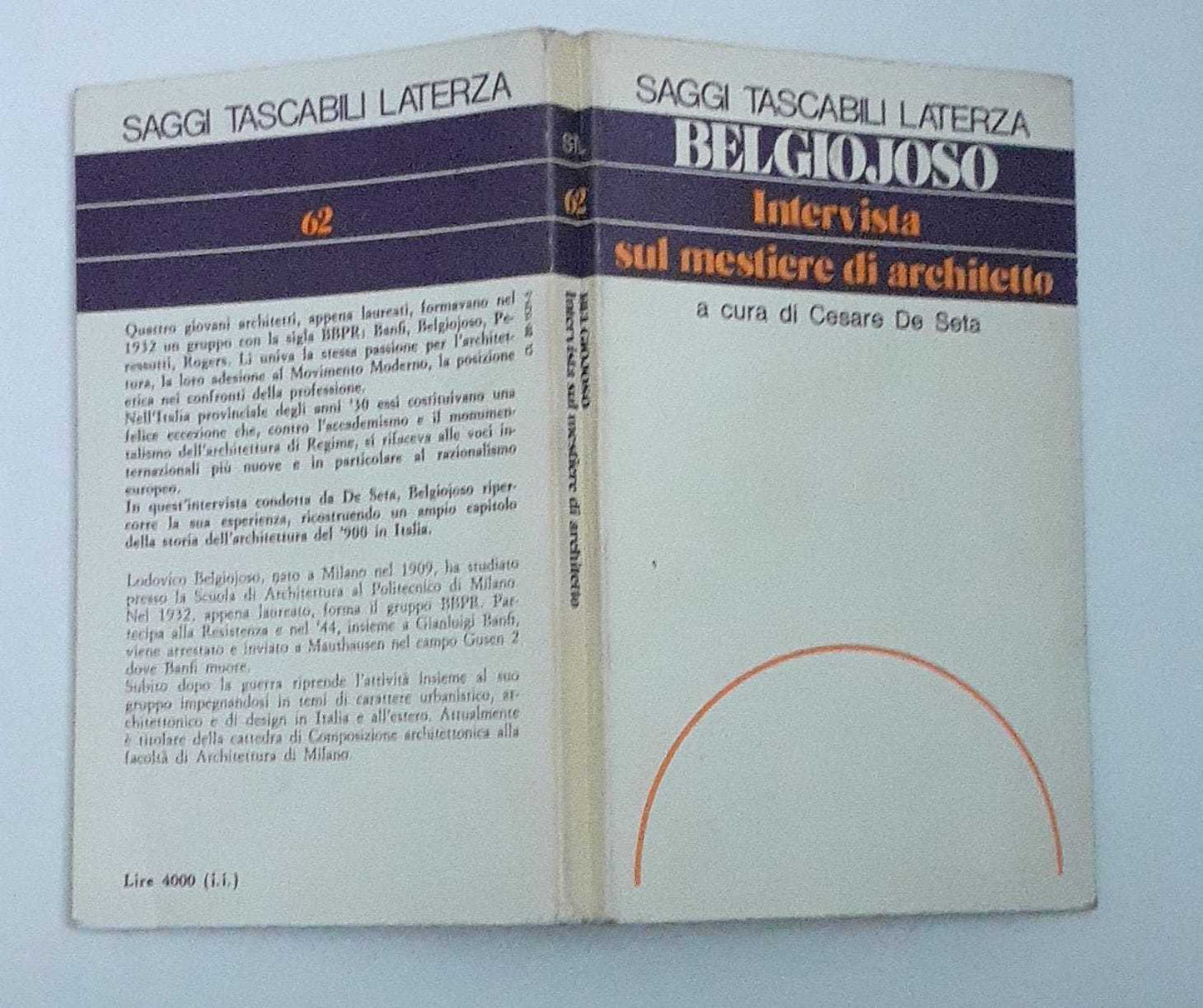 Intervista sul mestiere di architetto - copertina