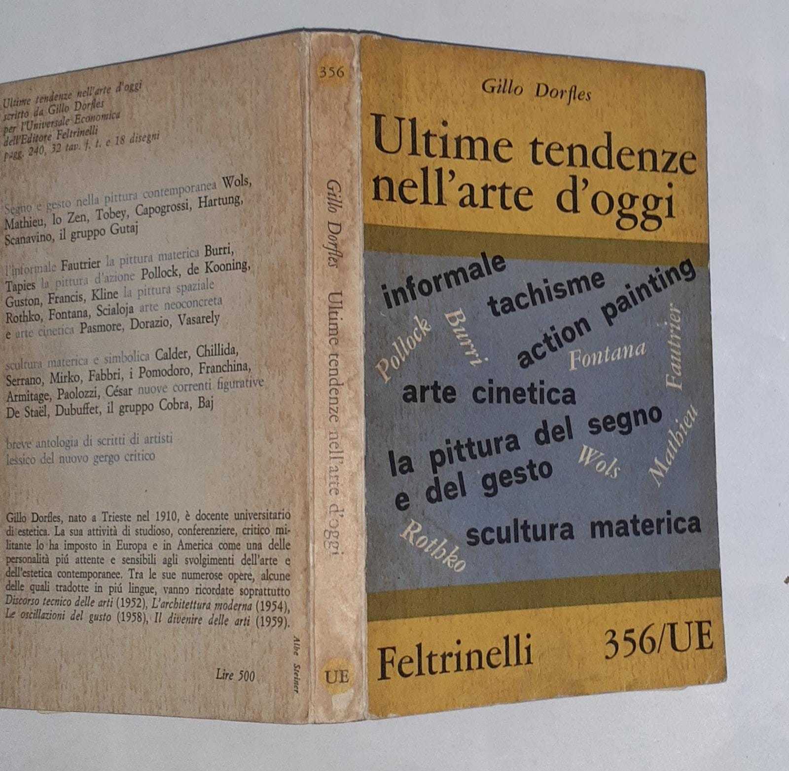 Ultime tendenze nell'arte d'oggi - copertina