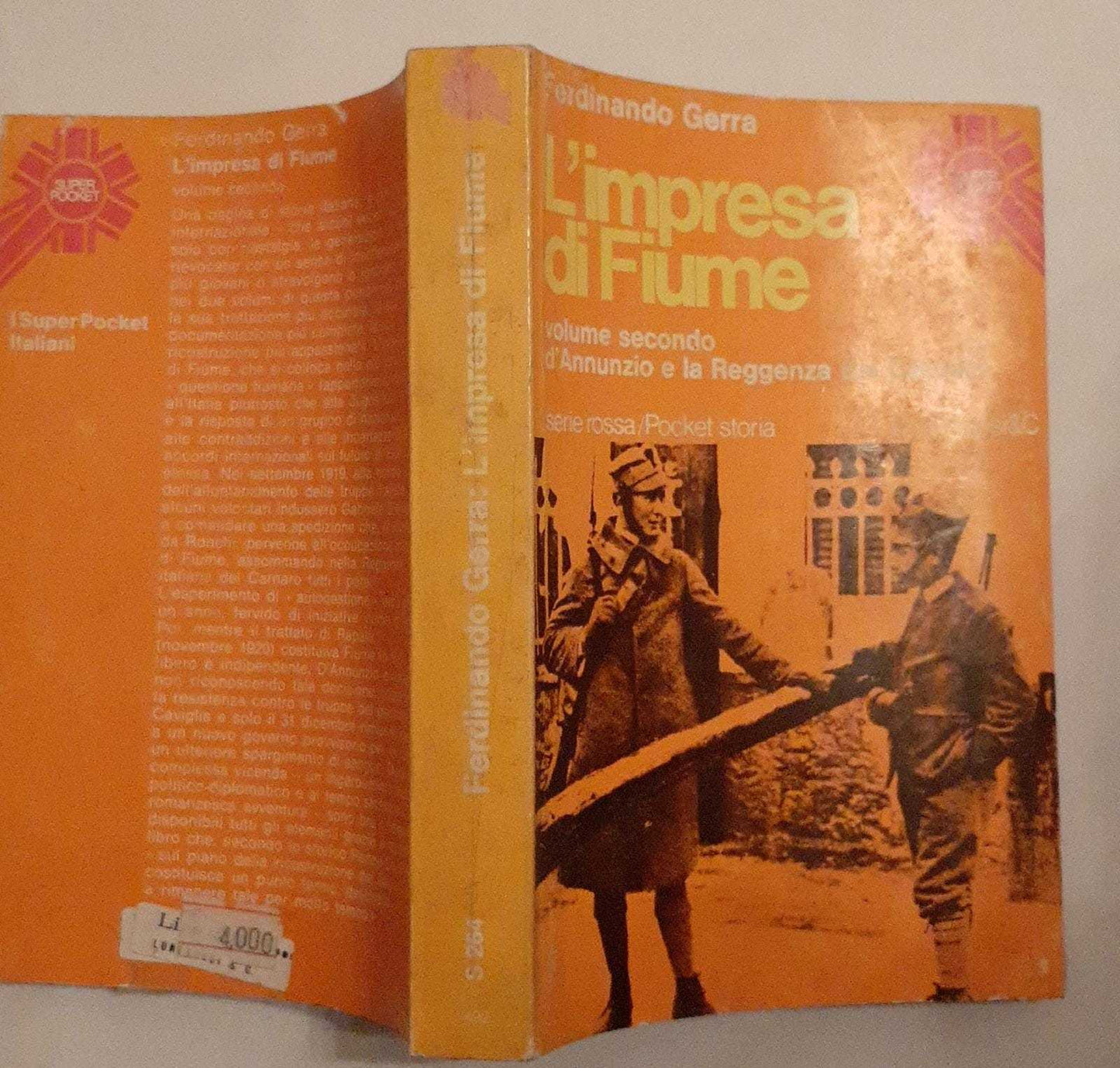 L'impresa di Fiume. Volume secondo - copertina