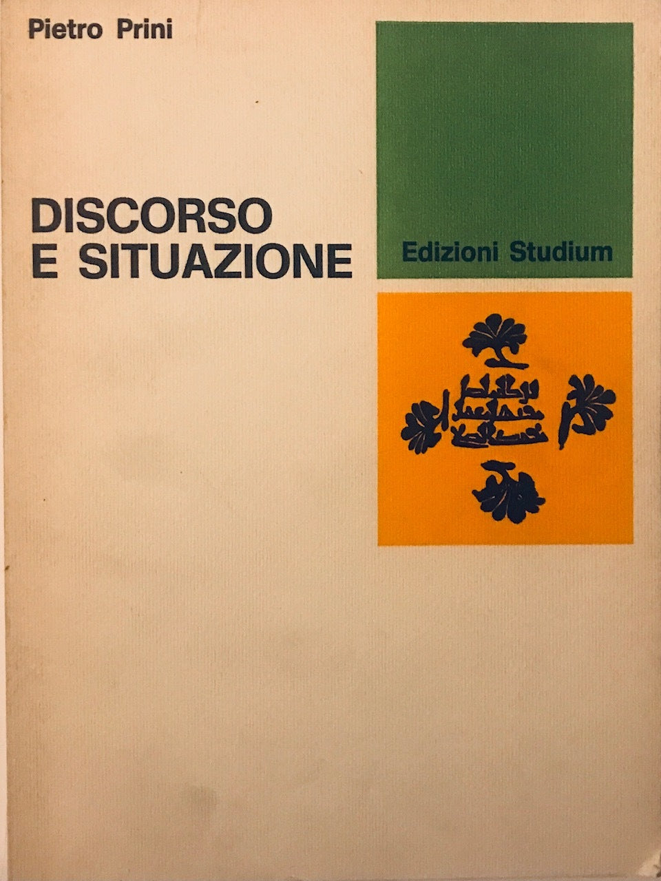 Discorso e situazione - copertina