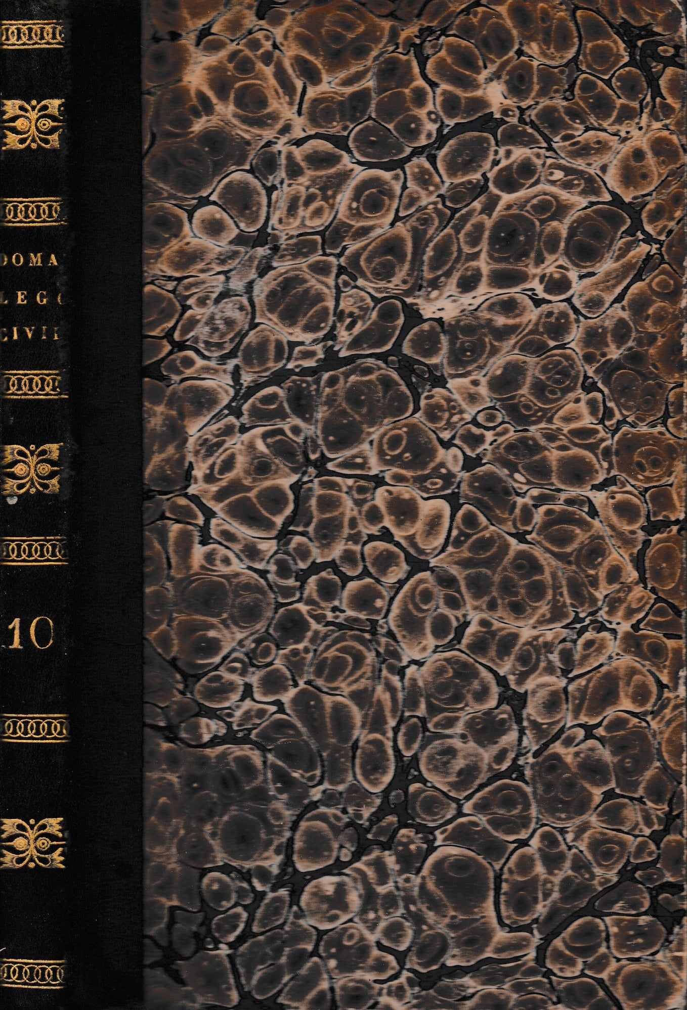 Le leggi civili disposte nel loro naturale ordine. Nuova edizione eseguita sulla traduzione stampata in Napoli purgata da molti errori con discorso e alcune note del Professore A. Padovani. Tomo X. - copertina