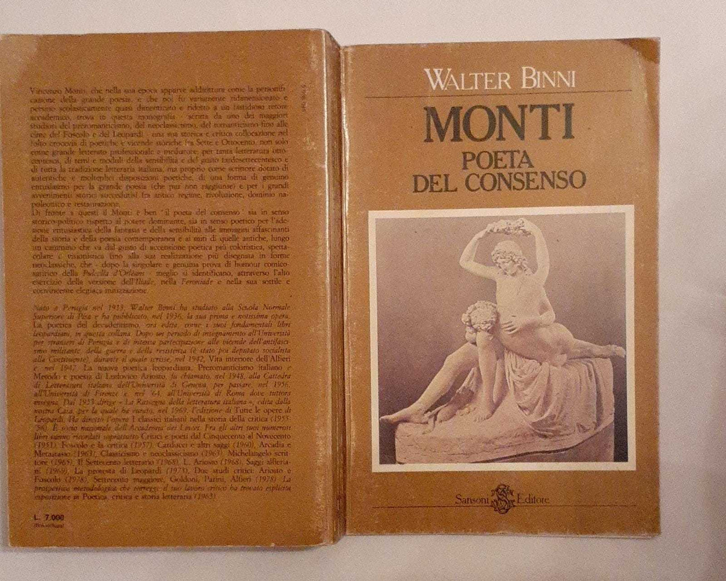 Monti poeta del consenso - copertina