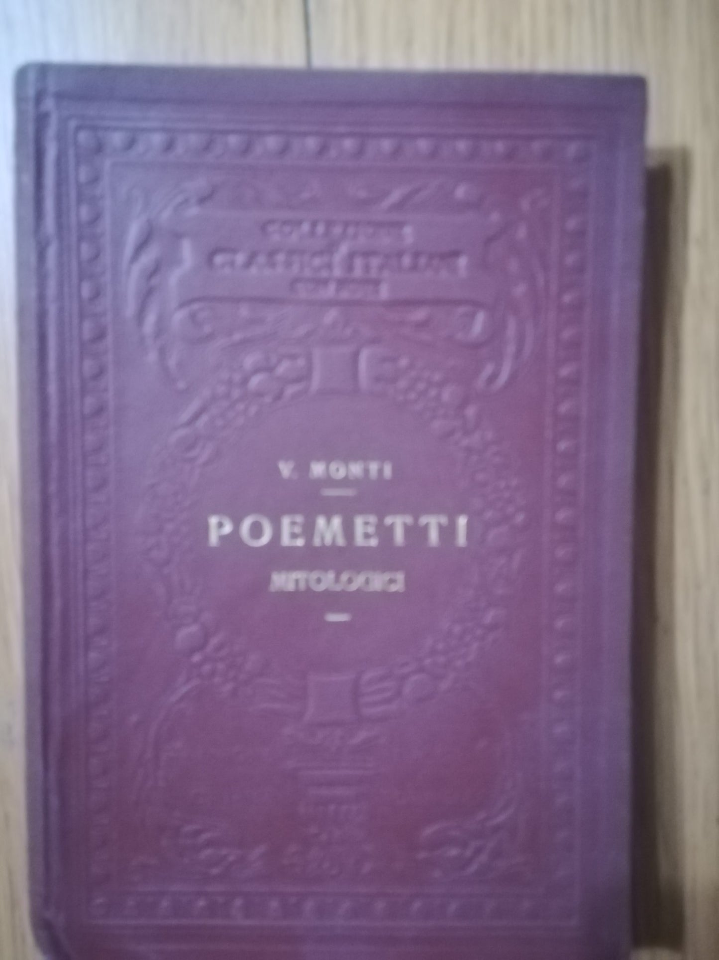 Poemetti mitologici - copertina