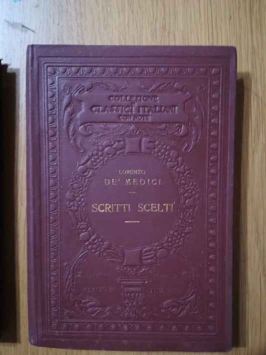 Scritti scelti - copertina