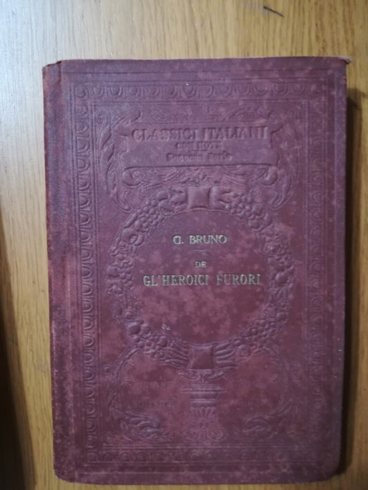 De Gl'Heroici furori - copertina